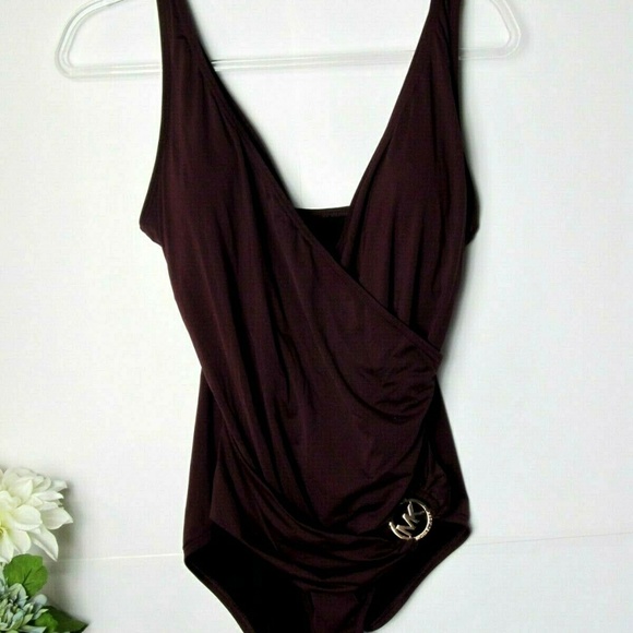 SOLD - Michael Kors Wrap One Piece Swimsuit - Picture 7 of 7